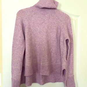 JCrew Soft Turtleneck Pink Sweater